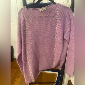Lavender Valentino Merino Wool Sweater EU sz 46 US sz 1X